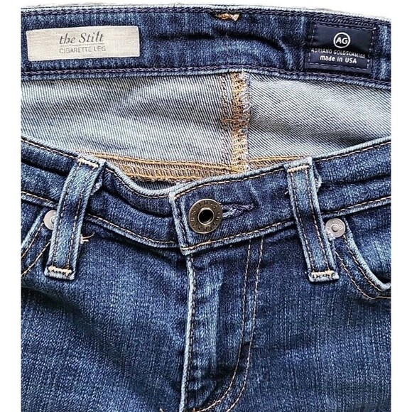 Adriano Goldschmied Womens Cotton Straight Leg Denim Jeans Blue Size EUR 26R - Picture 3 of 14